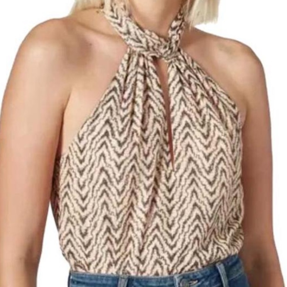 🍂 Joie Cedra silk & cotton halter blouse 🍂